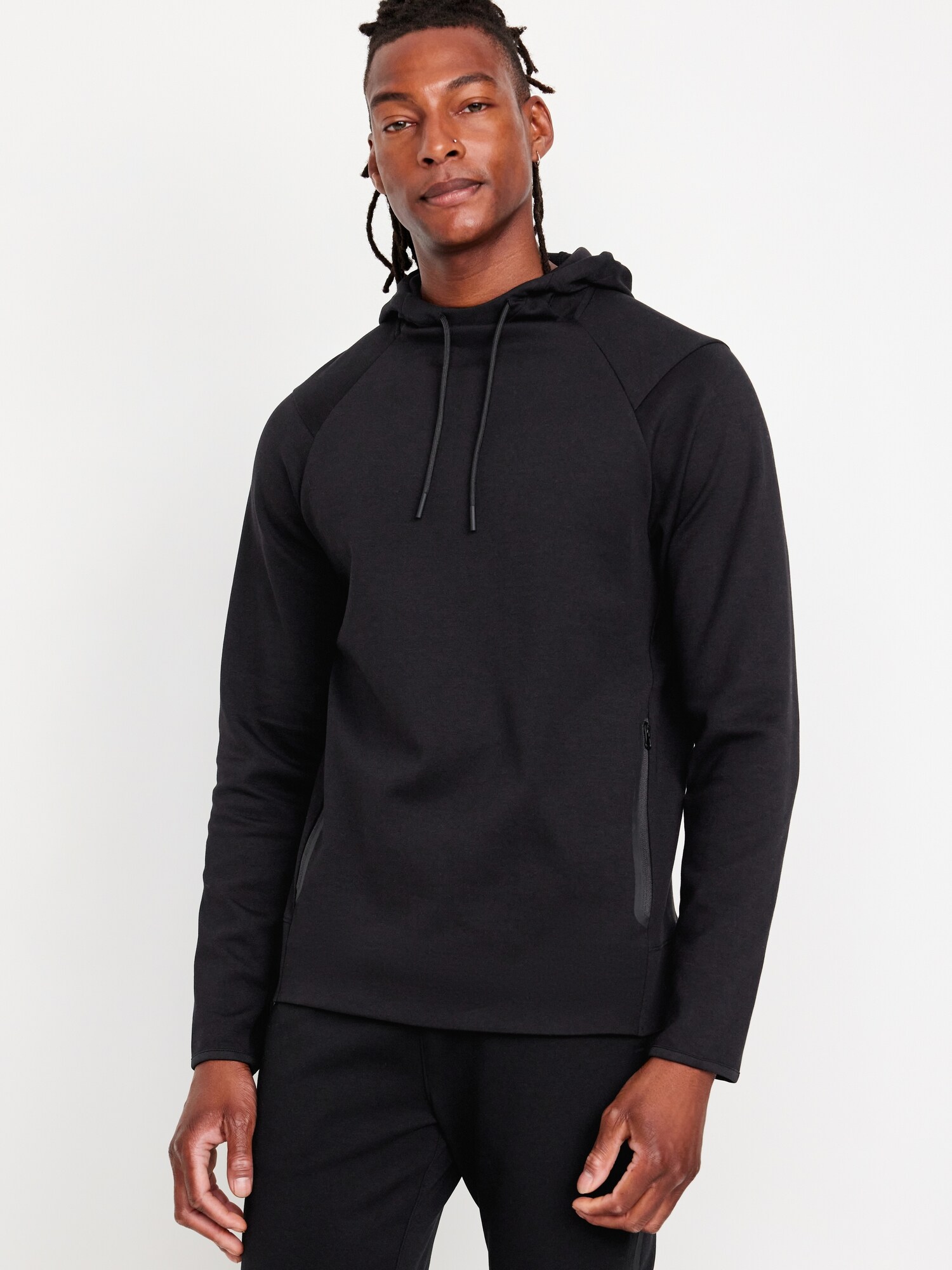 Мужское худи Old Navy Dynamic Fleece 4.0, цвет: Чёрный
