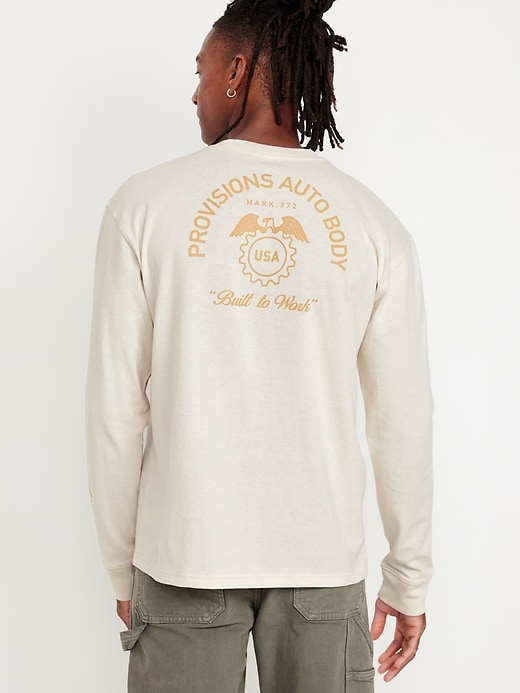 Image number 8 showing, Long-Sleeve Heavyweight Graphic T-Shirt