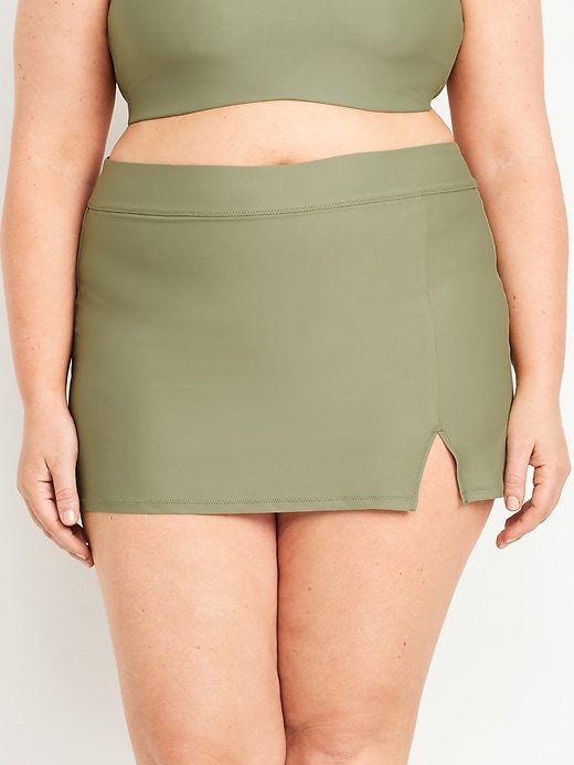 Image number 7 showing, High-Waisted Swim Skirt