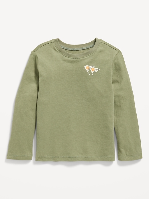 View large product image 1 of 2. Long-Sleeve Graphic T-Shirt for Toddler Boys