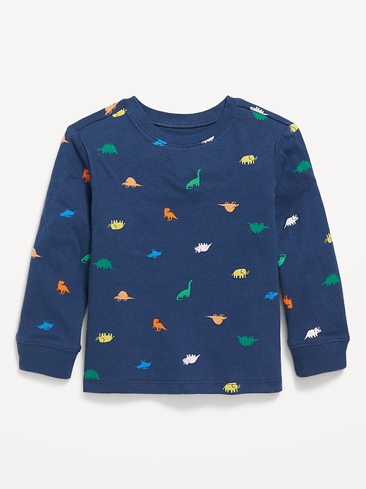 View large product image 1 of 1. Printed Long-Sleeve T-Shirt for Toddler Boys