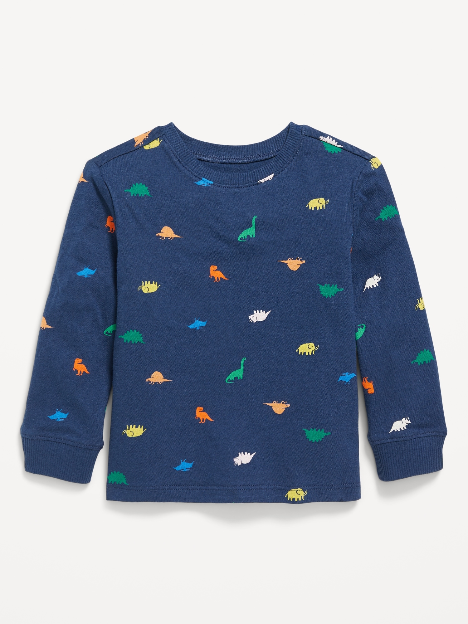 Printed Long-Sleeve T-Shirt for Toddler Boys