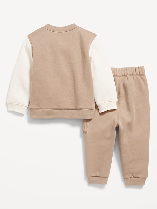 View large product image 2 of 3. Henley Sweatshirt and Cargo Sweatpants Set for Baby