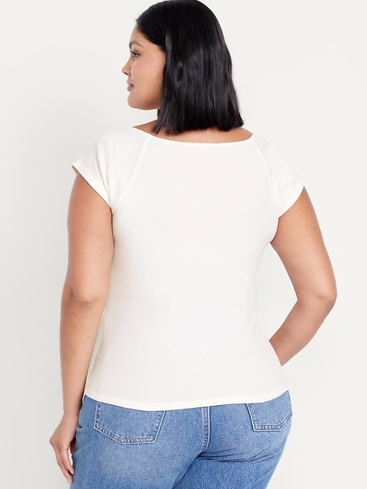 Image number 8 showing, Fitted Ribbed Top