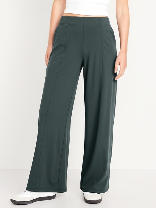 Image number 1 showing, High-Waisted PowerSoft Trouser Pants