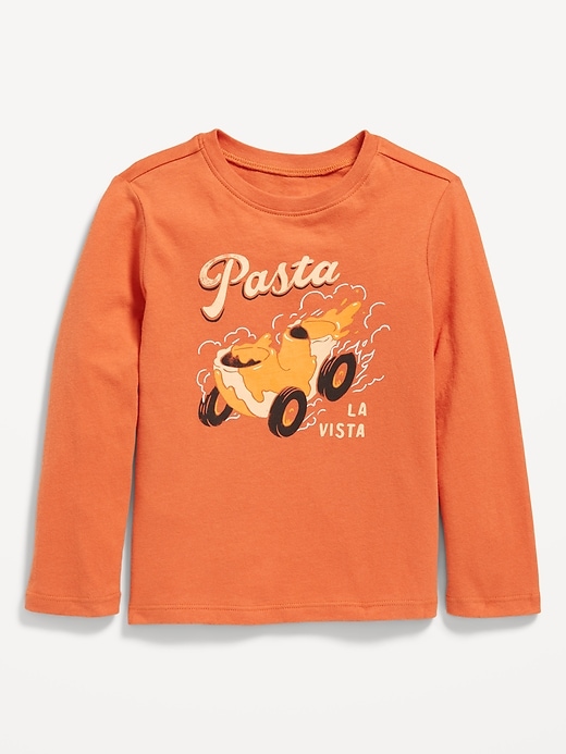 View large product image 1 of 2. Long-Sleeve Graphic T-Shirt for Toddler Boys