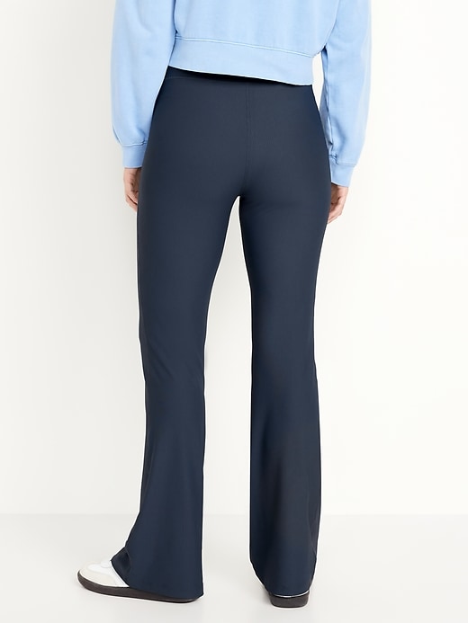 Image number 2 showing, Extra High-Waisted PowerSoft Ribbed Flare Leggings