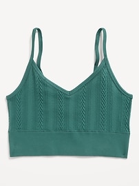 View large product image 4 of 8. Seamless Longline Bralette