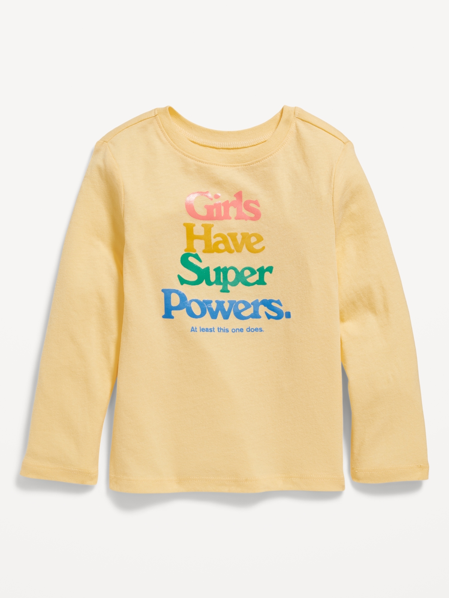 Long-Sleeve Graphic T-Shirt for Toddler Girls