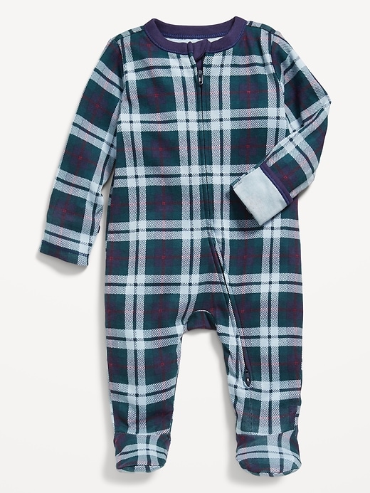 View large product image 2 of 4. 2-Way-Zip Printed Sleep &amp; Play Footed One-Piece for Baby