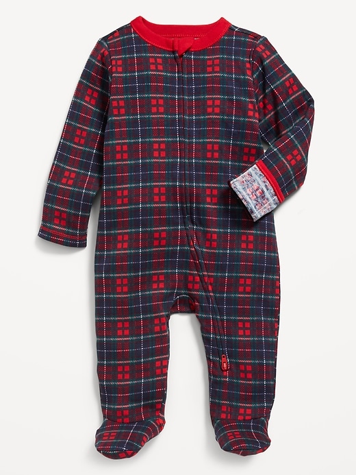 View large product image 2 of 4. 2-Way-Zip Printed Sleep &amp; Play Footed One-Piece for Baby