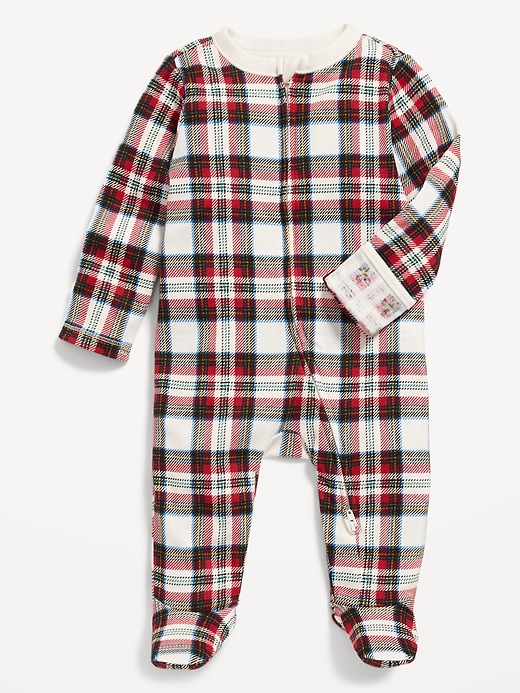 View large product image 2 of 3. 2-Way-Zip Printed Sleep &amp; Play Footed One-Piece for Baby