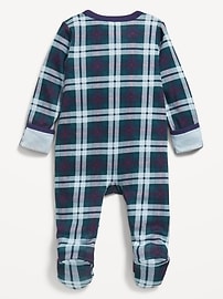 View large product image 3 of 4. 2-Way-Zip Printed Sleep &amp; Play Footed One-Piece for Baby