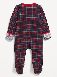 View large product image 3 of 4. 2-Way-Zip Printed Sleep &amp; Play Footed One-Piece for Baby