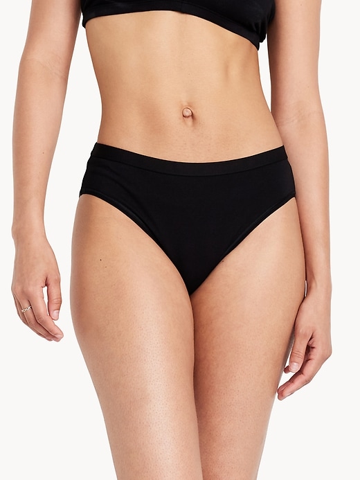 View large product image 2 of 2. High-Waisted Everyday Cotton Underwear 5-Pack