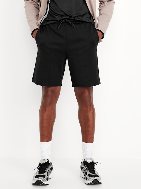 Dynamic Fleece 4.0 Shorts -- 8-inch inseam - Black Jack