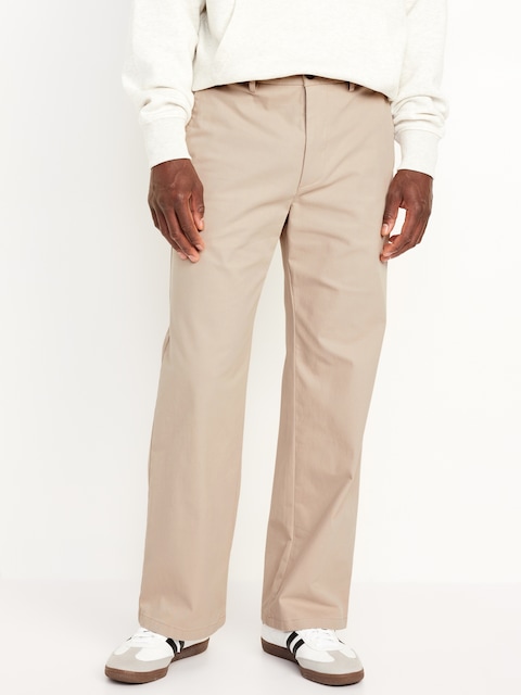 Baggy Built-In Flex Rotation Chino Pants - Tan