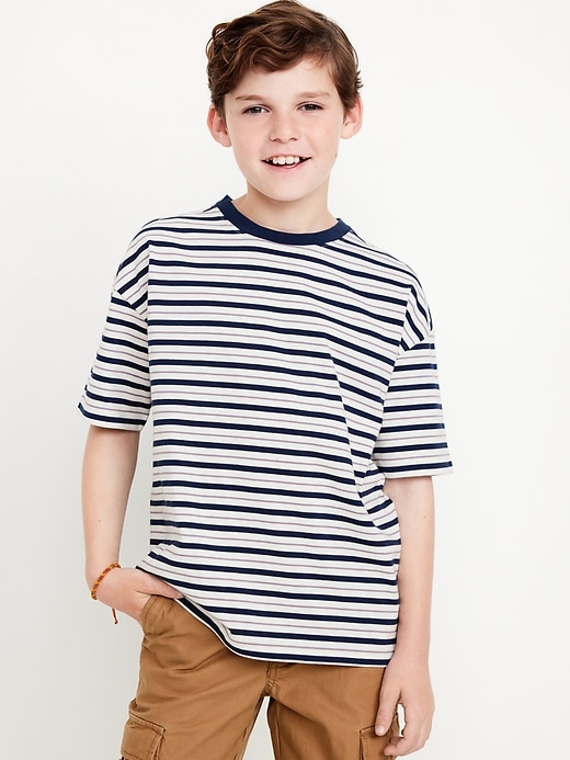 View large product image 1 of 3. Oversized Short-Sleeve T-Shirt for Boys