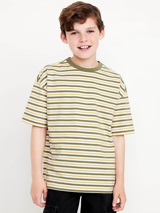 View large product image 1 of 3. Oversized Short-Sleeve T-Shirt for Boys