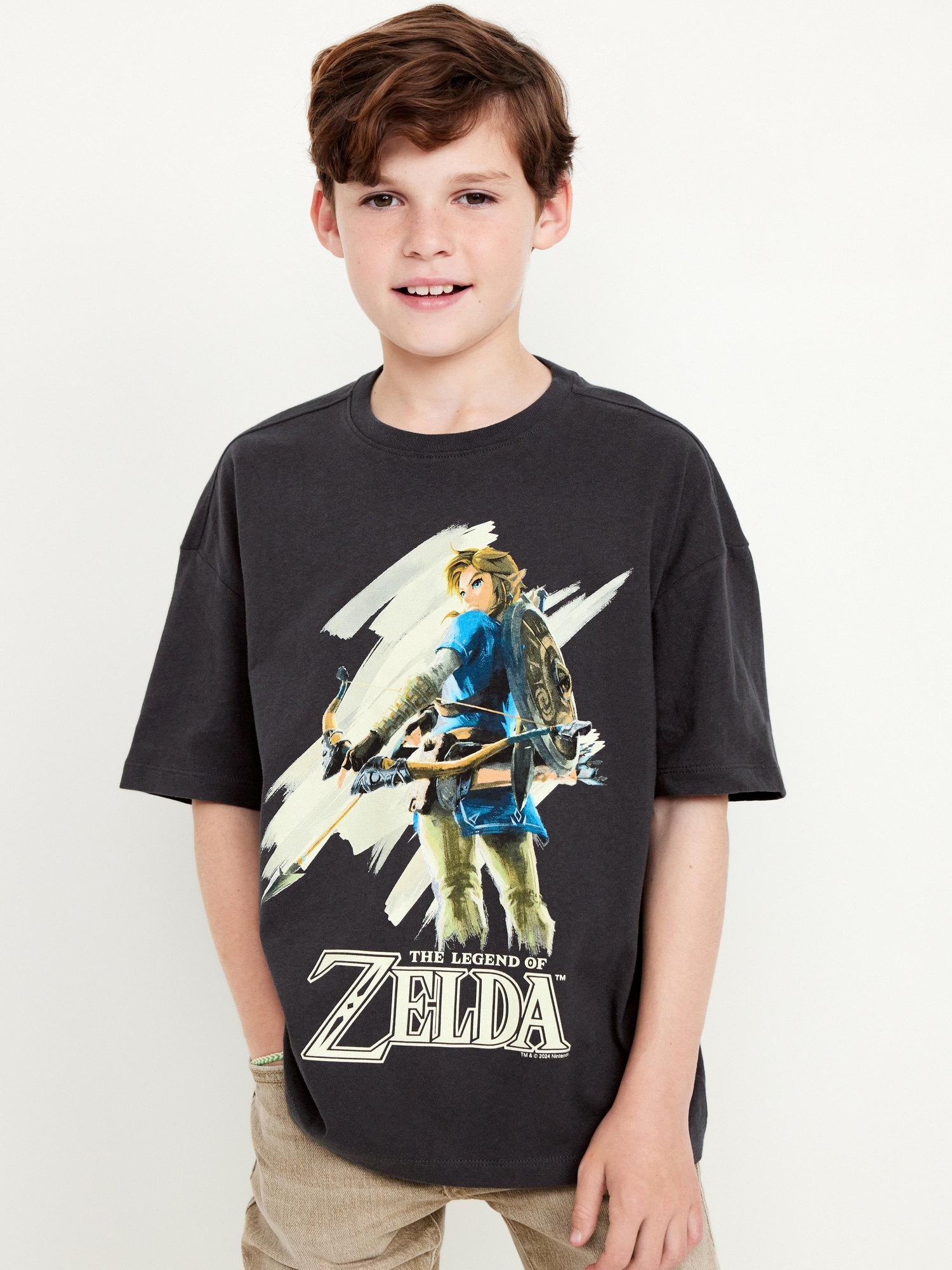 The Legend of Zelda™ Oversized Gender-Neutral Graphic T-Shirt for Kids