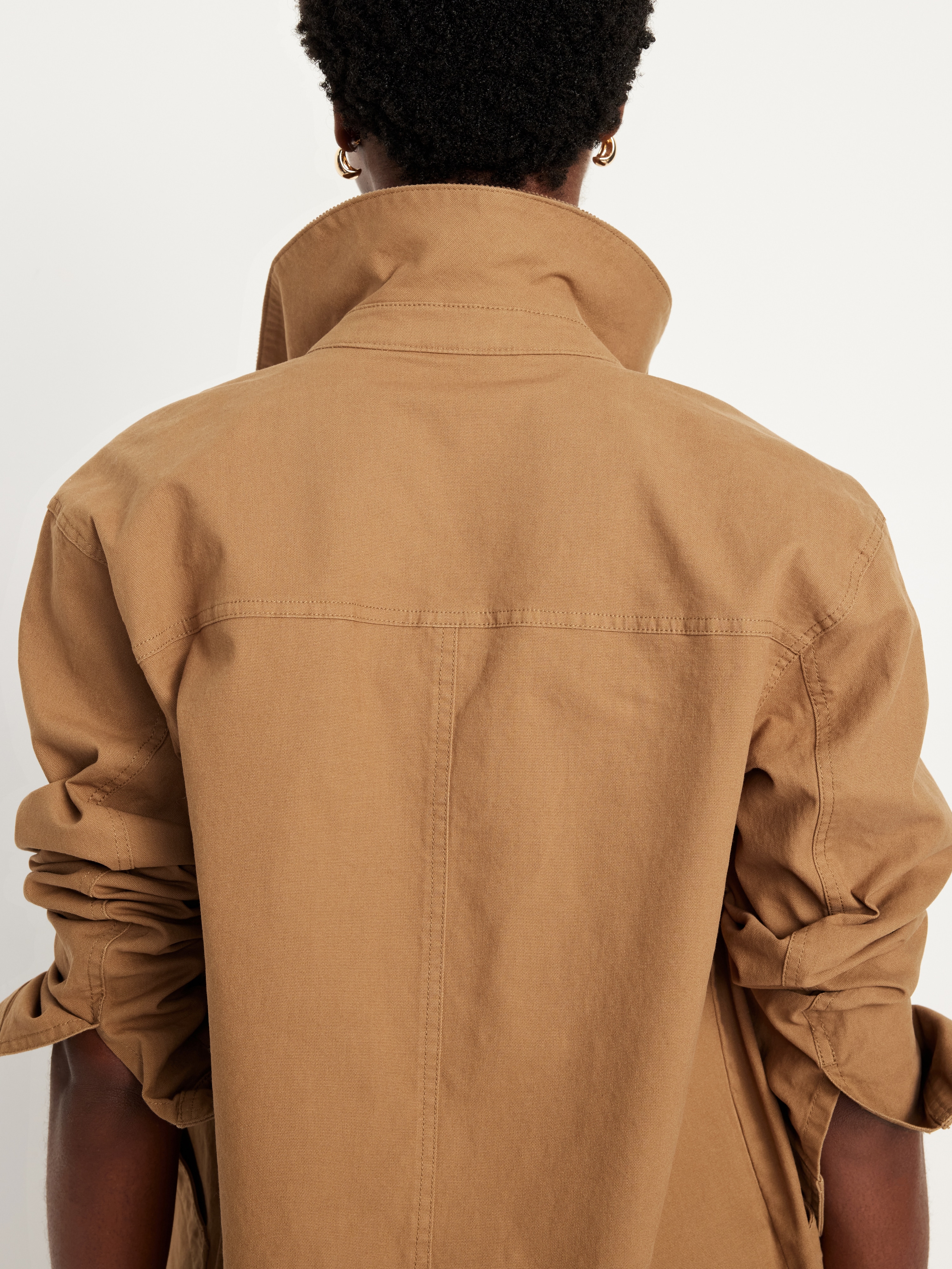 OLD NAVY ブラウン ジャケット Mサイズ Old Navy Honey Brown Suede Leather Full Zip Jacket Men's