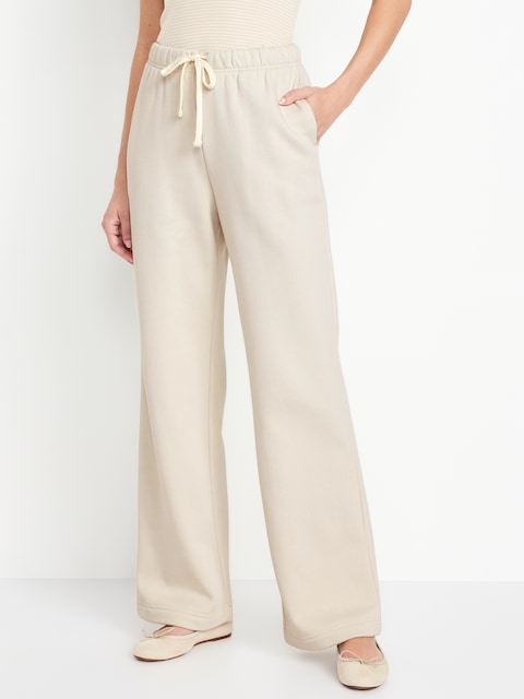 Extra High-Waisted Vintage Logo Sweatpants - Wish Bone