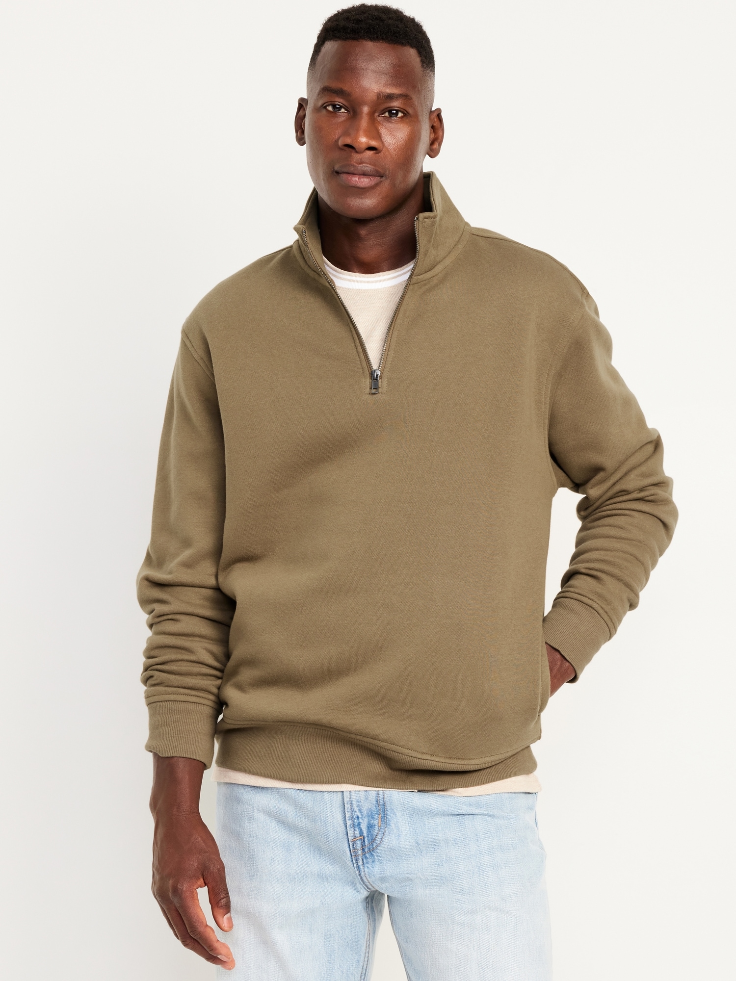 Oversized Fleece Quarter Zip