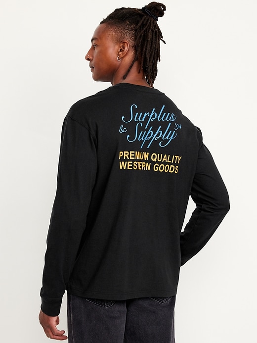 Image number 5 showing, Long-Sleeve Heavyweight Graphic T-Shirt