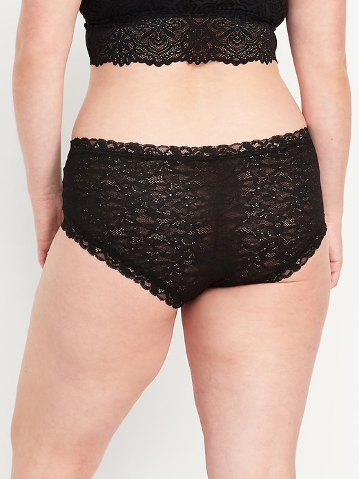 Image number 6 showing, Low-Rise Lace Hipster Underwear