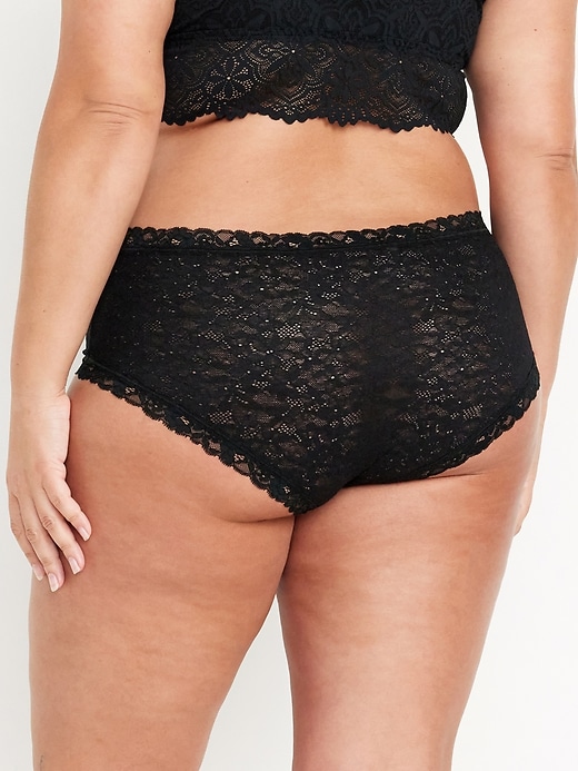 Image number 8 showing, Low-Rise Lace Hipster Underwear