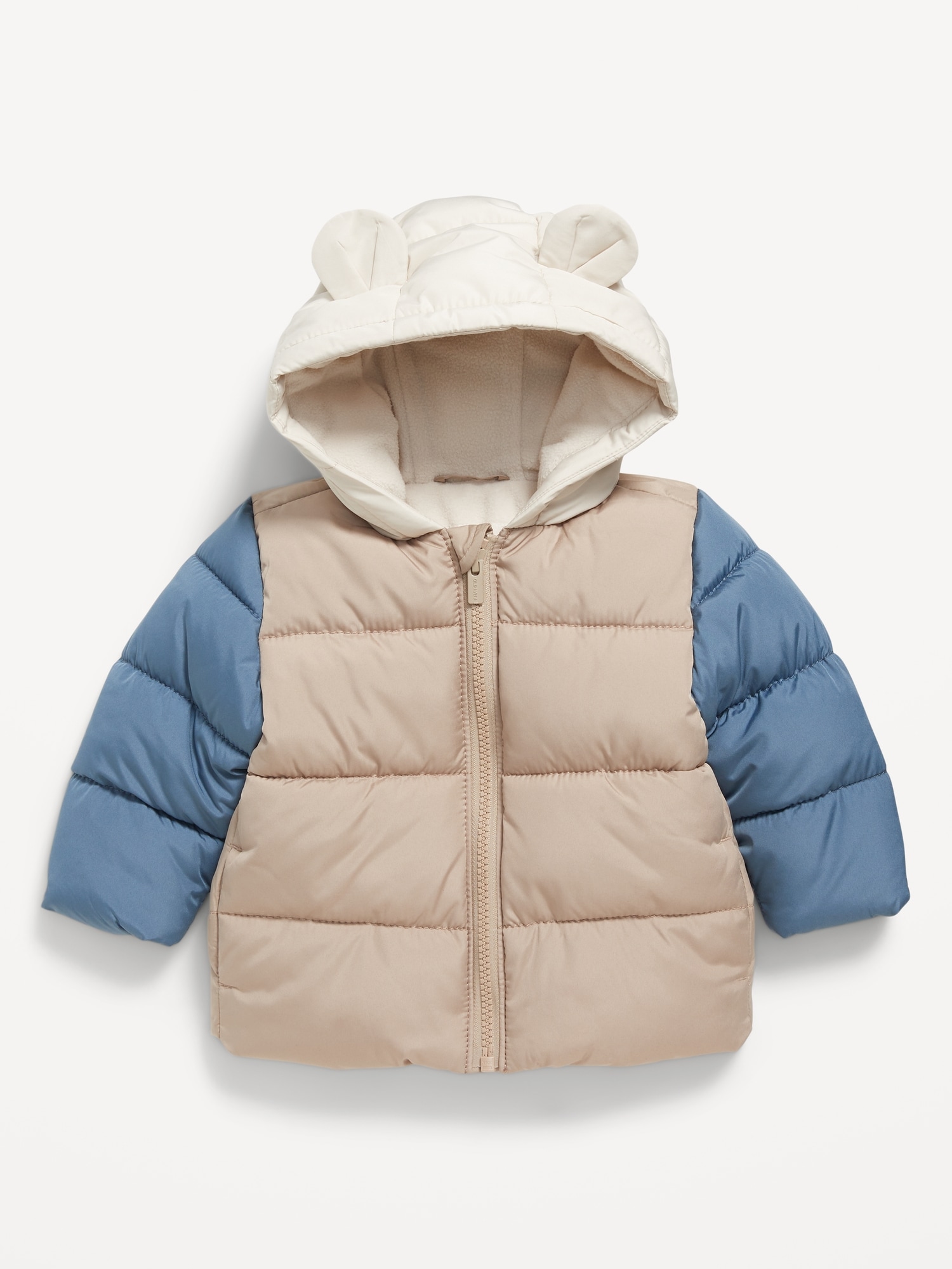 Unisex Water-Resistant Quilted Puffer Jacket for Baby