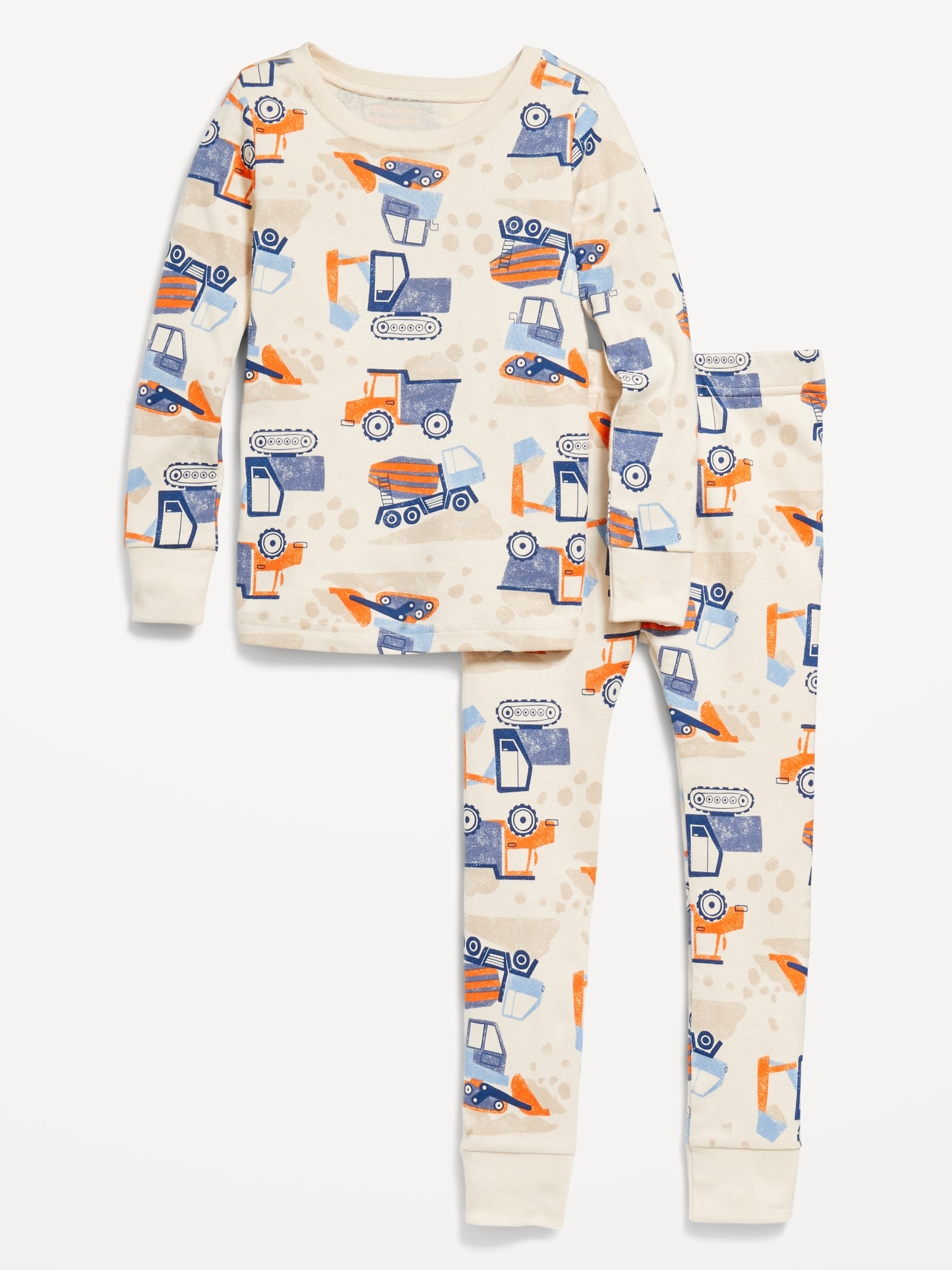 Snug-Fit Printed Pajama Set for Toddler & Baby