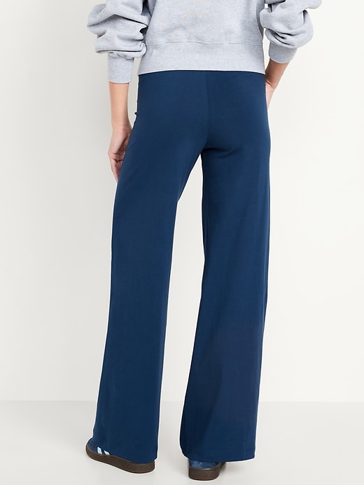 Image number 2 showing, High-Waisted Wide-Leg Leggings