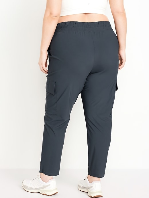 Image number 7 showing, High-Waisted SleekTech Cargo Ankle Pants