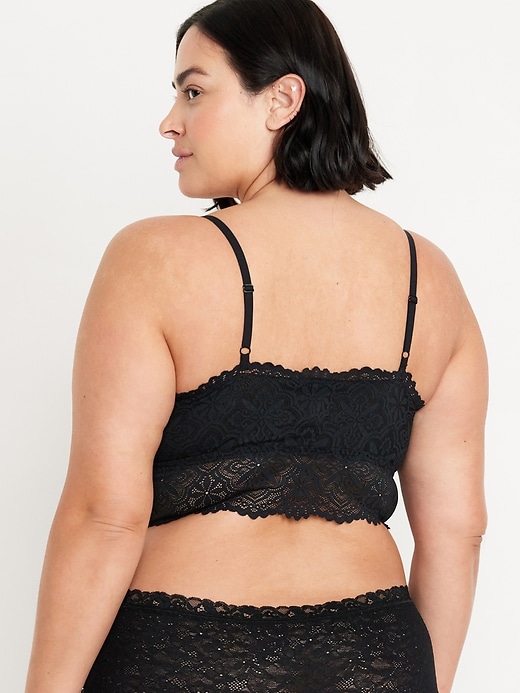 Image number 8 showing, Lace Longline Bralette