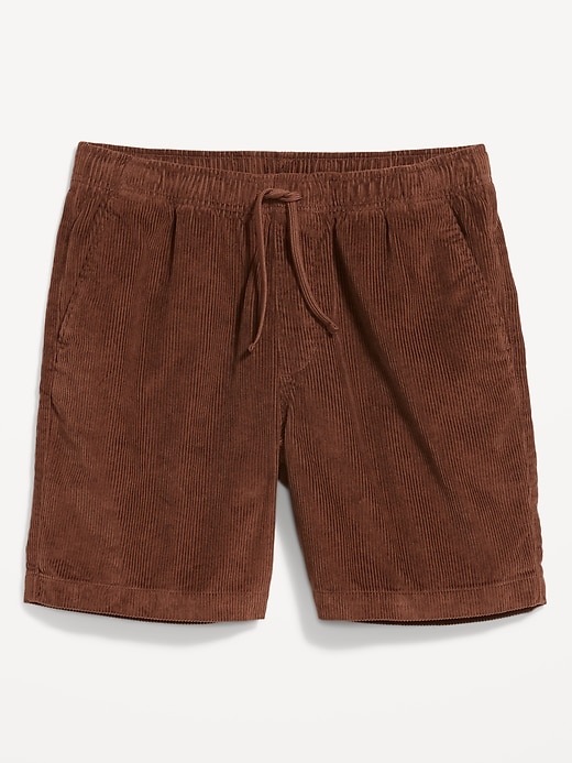 Image number 4 showing, Corduroy Jogger Shorts -- 7-inch inseam