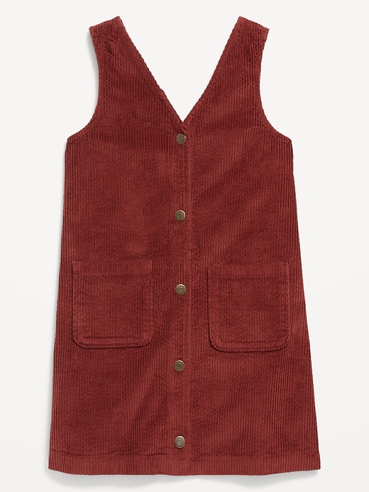 Sleeveless Button-Front Corduroy Dress for Girls | Old Navy
