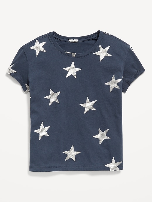 View large product image 1 of 1. Printed Softest Short-Sleeve T-Shirt for Girls