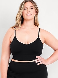 View large product image 7 of 8. Seamless Longline Bralette