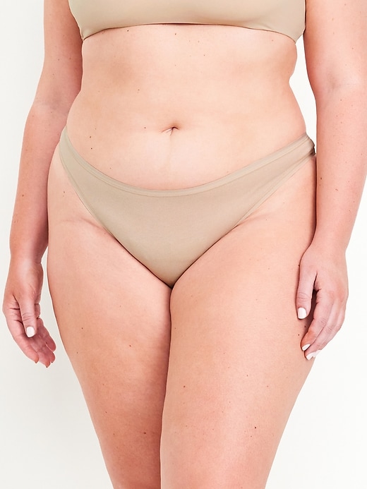 Image number 7 showing, Low-Rise Everyday Cotton Thong