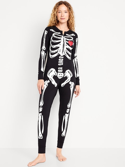 Image number 1 showing, Halloween One-Piece Pajamas