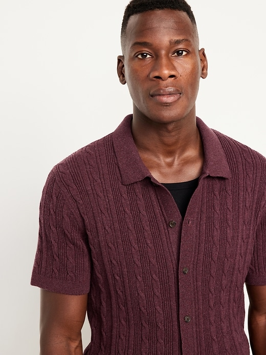 Image number 7 showing, Textured Button-Down Sweater