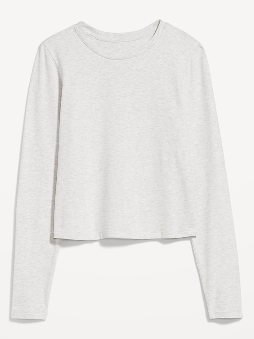 Image number 4 showing, Bestee Long-Sleeve Crop T-Shirt