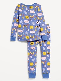 Image number 2 showing, Snug-Fit Printed Pajama Set for Toddler & Baby
