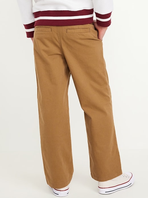 View large product image 2 of 4. Baggy Straight Leg Chino Pants for Boys