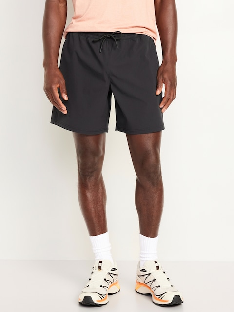 Dynamic Tech Woven Shorts -- 7-inch inseam - Black Jack