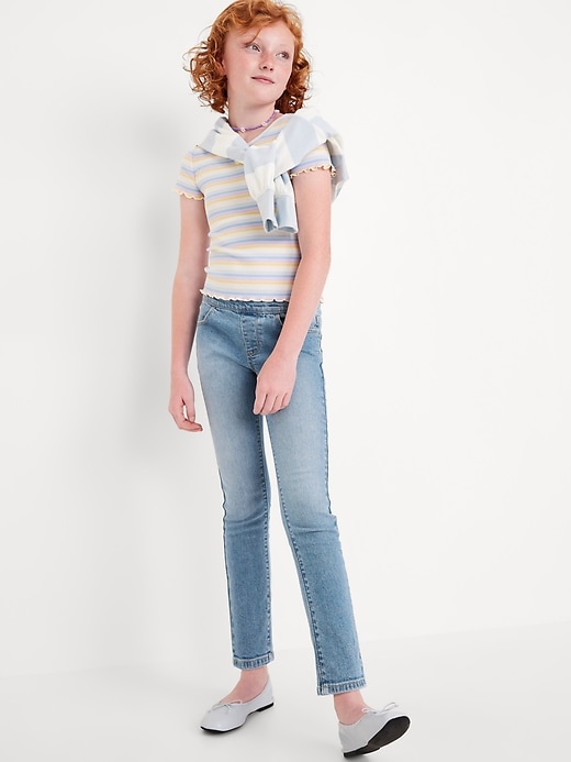 Image number 3 showing, Wow Skinny Pull-On Jeans for Girls
