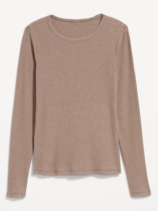 Image number 4 showing, Plush-Knit Long-Sleeve T-Shirt