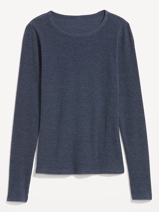 Image number 4 showing, Plush-Knit Long-Sleeve T-Shirt