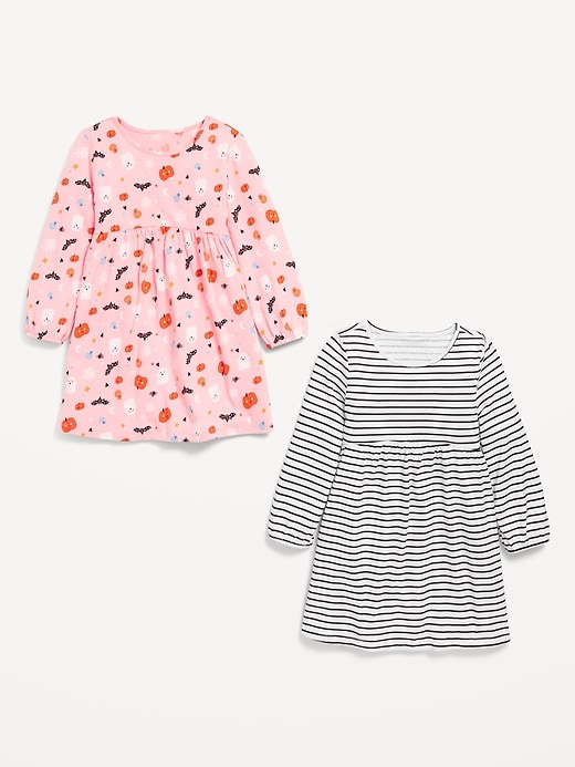 View large product image 2 of 2. Long-Sleeve Dress 2-Pack for Toddler Girls